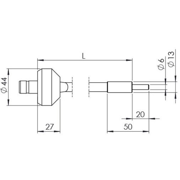 StarLight Opto-Electronics GLS1-800-4.5, 1-armig, Armlänge 800 mm, aktiver Durchmesser 4,5 mm