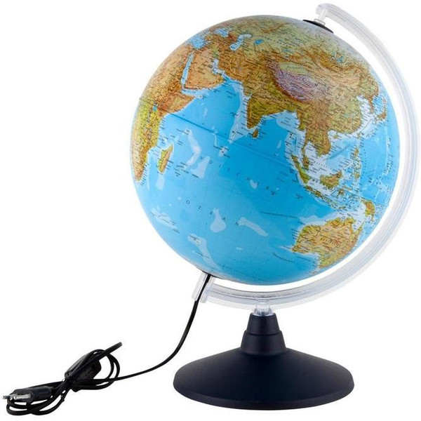 Idena Globe lumineux avec cartographie double image 30cm