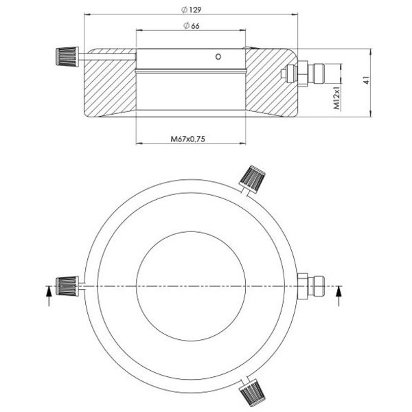 StarLight Opto-Electronics RL12-10 UV405, UV (405 nm), Ø 66mm