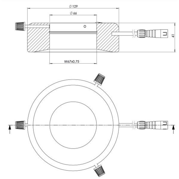 StarLight Opto-Electronics RL12-18s-S4 G, grün (528 nm), Ø 66mm