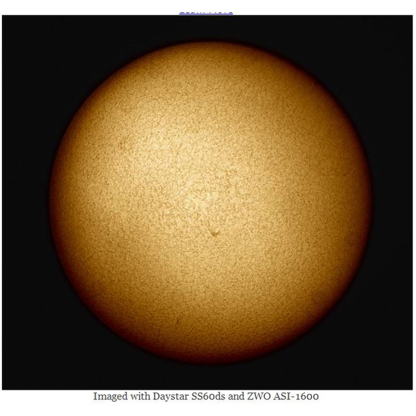 DayStar Sonnenteleskop ST 60/930 SolarScout SS60-ds H-Alpha OTA