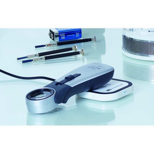 Loupe Schweizer Tech-Line Induction, 6500K, 2x, 4x,  Ø70, Ø20mm, bifocal