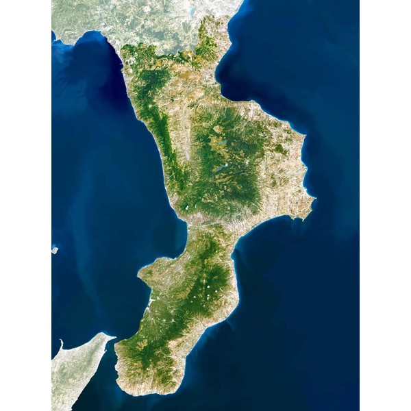 Carte régionale Planet Observer Planète Observer Italie région Calabria