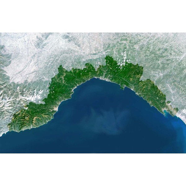 Carte régionale Planet Observer Planète Observer Italie région Liguria