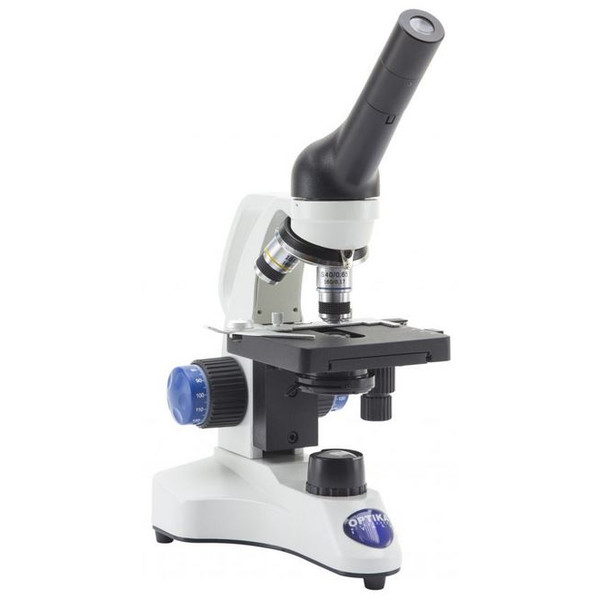 Microscope Optika Mikroskop B-20CR, monokular, LED, mit aufladbaren Akkus