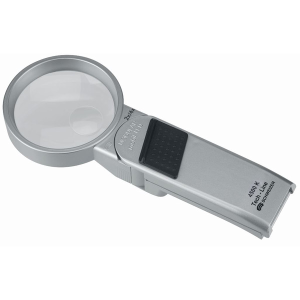 Schweizer Loupes Tech-Line MODULAR 2x, 4x ; Ø70, Ø20 mm, bifocales, 6500 K