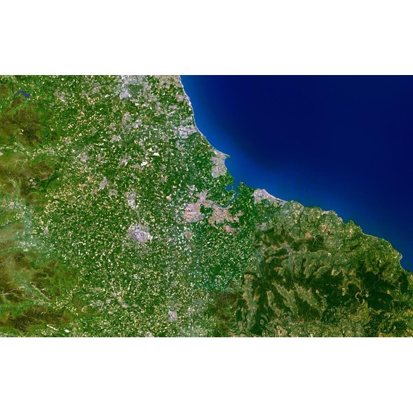 Carte régionale Planet Observer Planète Observer Italie région Darlington Middlesbrough
