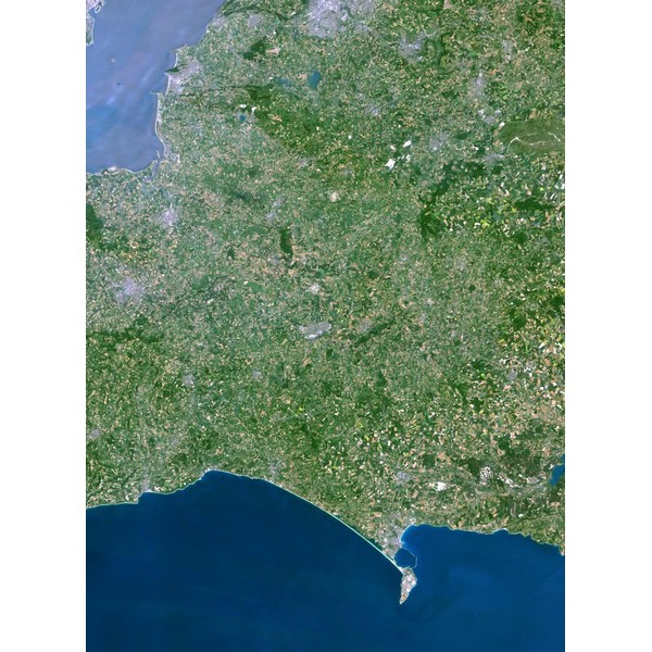 Carte régionale Planet Observer Planète Observer région Dorset