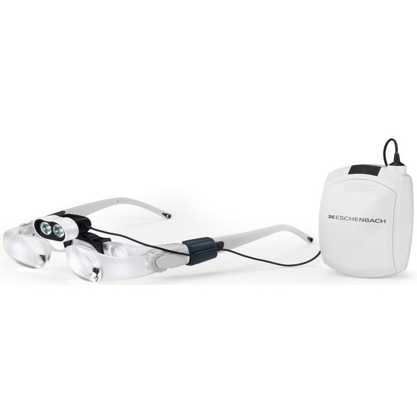 Loupe Eschenbach maxDETAIL avec LED de tête