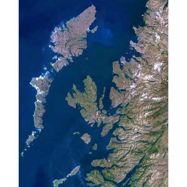 Carte régionale Planet Observer Planète Observer région Hebrides