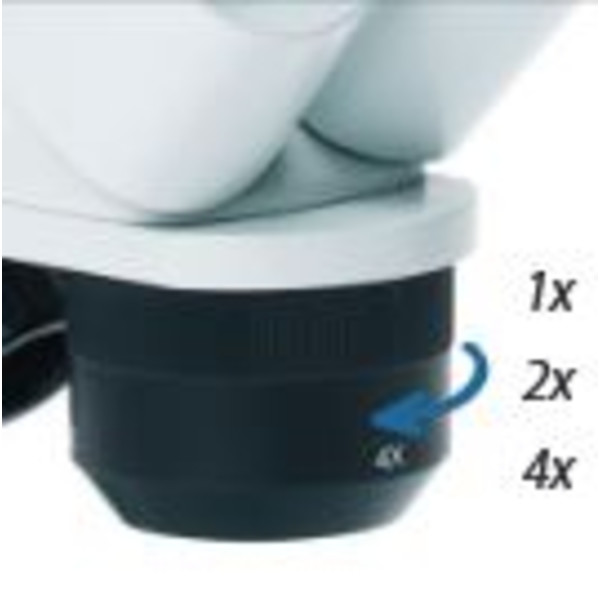 Microscope stéréoscopique Euromex Stereomikroskop ED.1802-S, EduBlue 1x/2x/4x