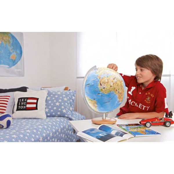 Globe pour enfants Columbus Unsere Erde mit Entdeckerstift 34cm
