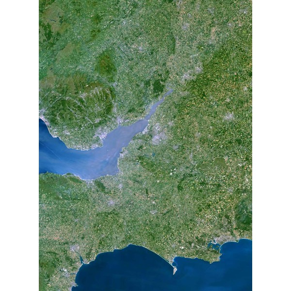 Planet Observer Regional-Karte Region South West Great Britain