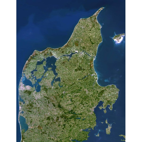 Planet Observer Regional-Karte Region Mittel -und Nordjütland