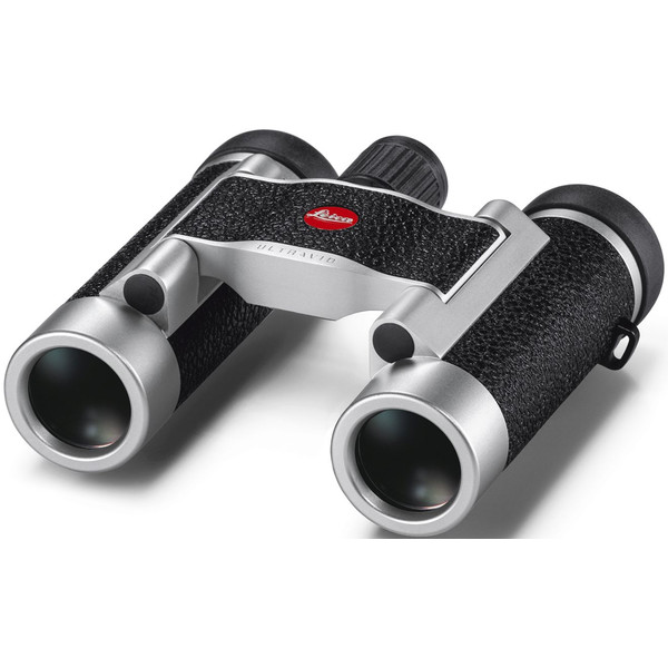 Jumelles Leica Ultravid 8x20, gainées cuir, argent