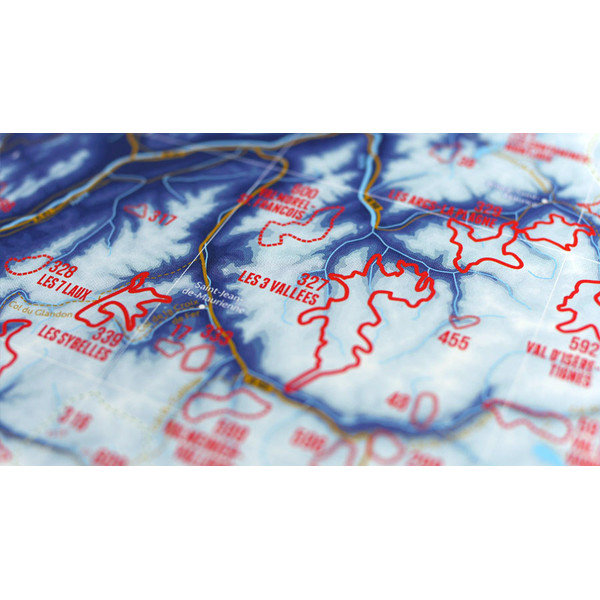 Marmota Maps Carte des Alpes 609 domaines skiables