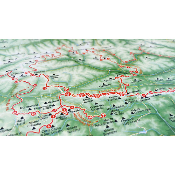 Marmota Maps Carte des Alpes 1001 montagnes et 20 sentiers de randonnée