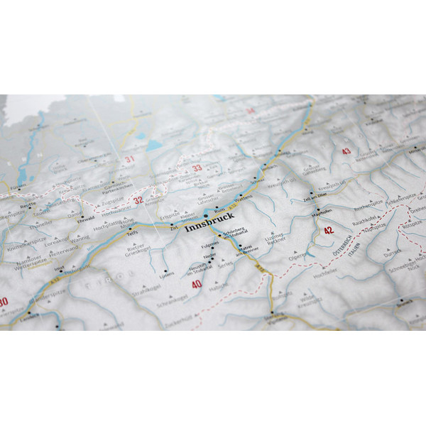 Carte régionale Marmota Maps Alpen gestalten (140x100cm)