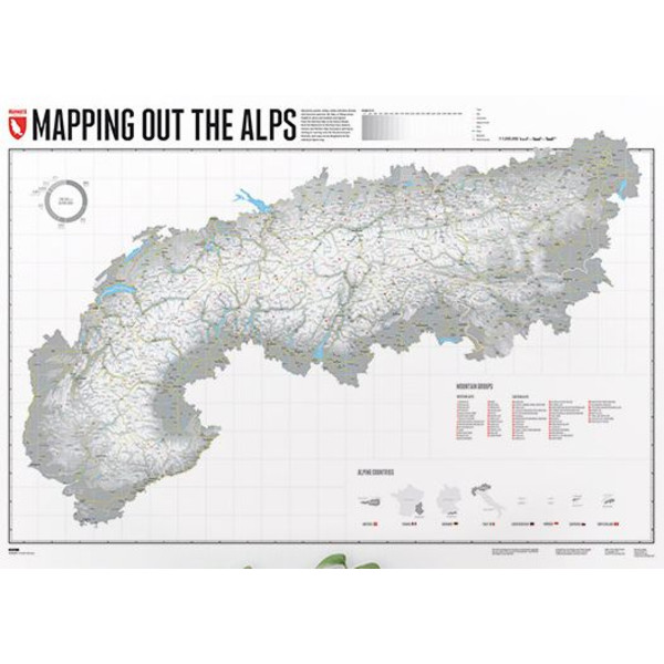 Carte régionale Marmota Maps Mapping Out the Alps (Englisch)