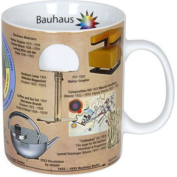 Tasse Könitz Mugs of Knowledge Bauhaus (English)