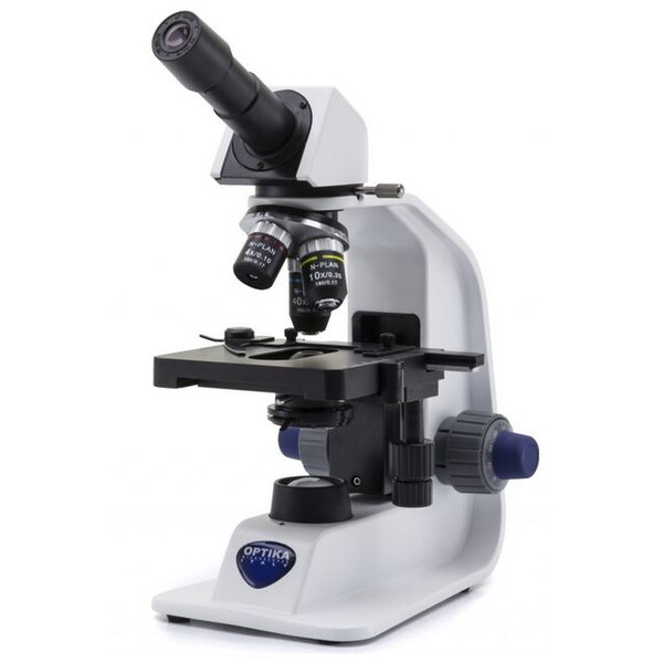 Microscope Optika B-153R-PL, plan, mono, Akku, 40x-600x