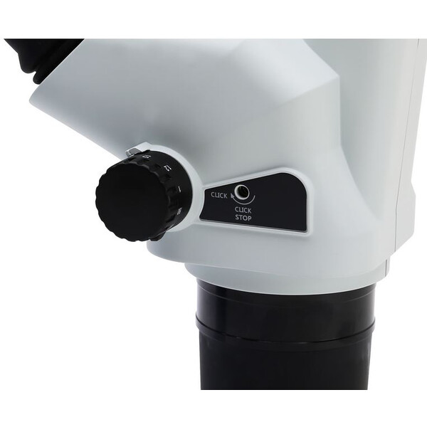 Microscope stéréo zoom Optika SZO-1, binoculaire, 6,7-45x, statif à colonne, sans éclairage
