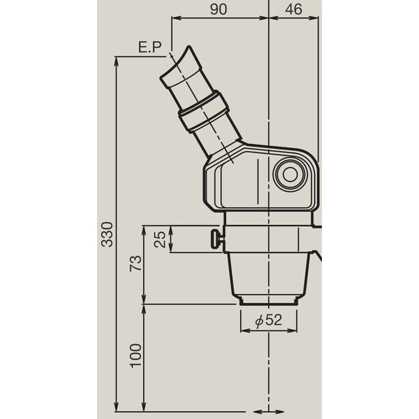 Nikon Stereokopf Stereo Zoomkörper SMZ-460, bino, 0.7x-3x, 60°