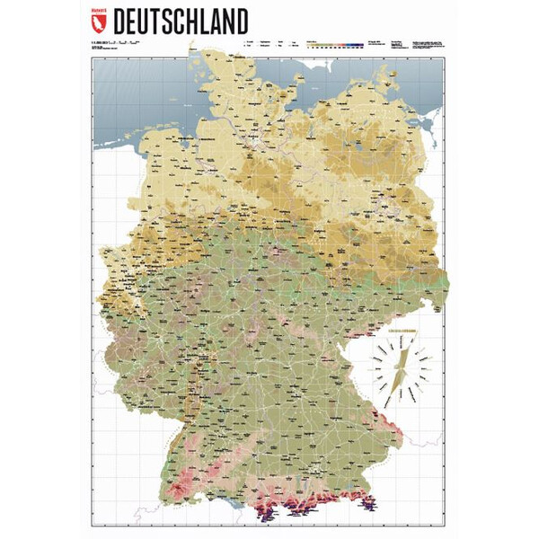 Marmota Maps Deutschlandkarte Atlas Retro