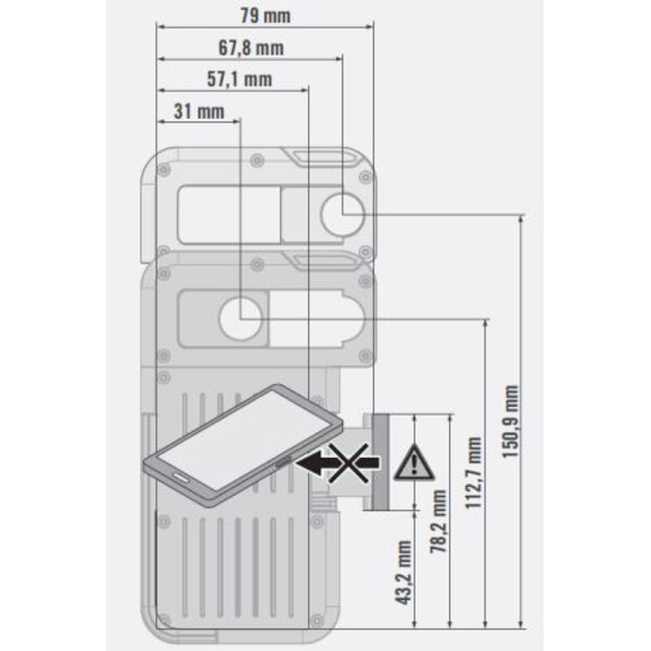 Swarovski Smartphone-Adapter Set VPA-Adapter mit AR-S Adapterring für ATX/STX
