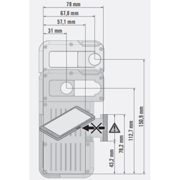 Swarovski Kit adaptateur VPA avec bague d'adaptation AR-S pour ATX/STX