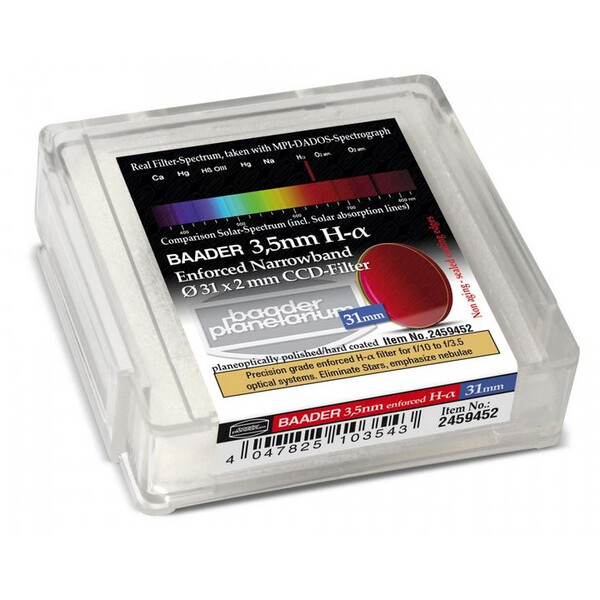 Baader Filtre CCD Ultra-Narrowband 3.5nm H-alpha 31mm