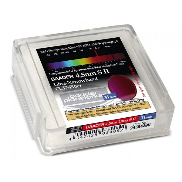 Baader Ultra-Narrowband 4.5nm S II Filtre CCD 31mm