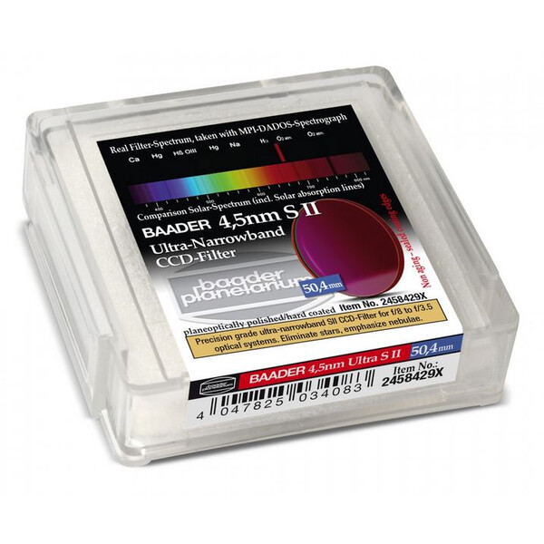 Baader Filtre CCD Ultra-Narrowband 4.5nm S II 50,4mm