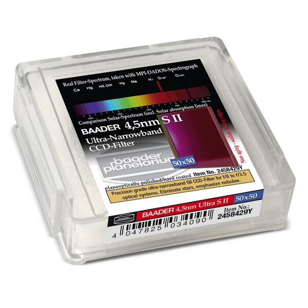 Baader Ultra-Narrowband 4.5nm S II CCD-Filter 50x50mm