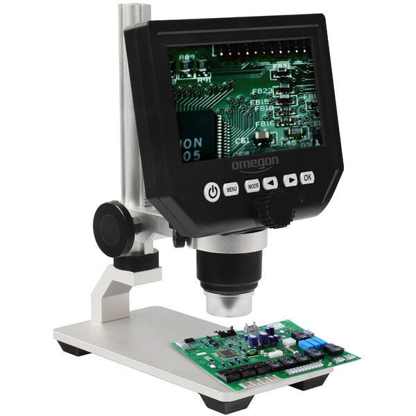 Omegon Microscope DigiStar, 1x-600x, LCD 4,3'' d'