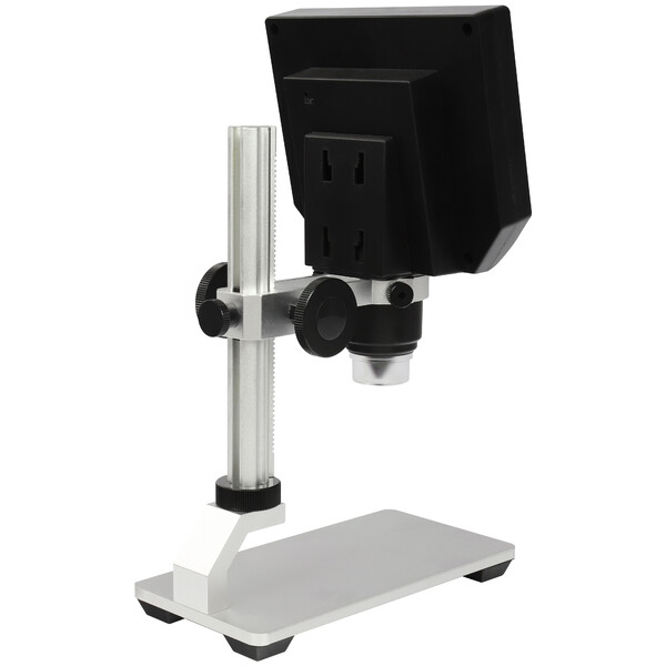 Omegon Microscope stéréo Digistar, 600x, LED, kit pour naturaliste - (l'ouvrage « Qu'est-ce qui vit sur les plages et les côtes » est en allemand)