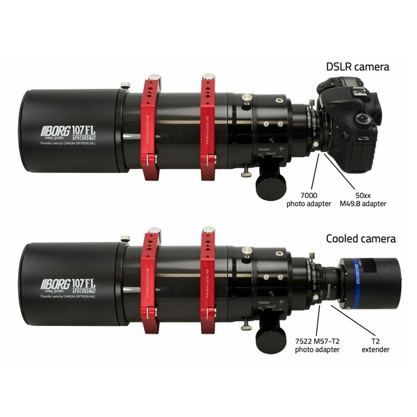 BORG Apochromatischer Refraktor AP 107/417 FL PLUS OTA