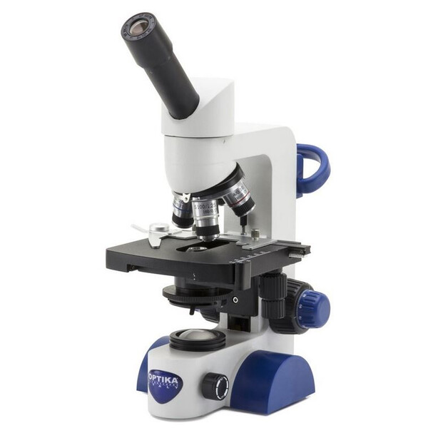 Microscope Optika B-65, mono, 40-1000x, LED, Akku, Kreuztisch