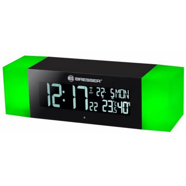 Horloge Bresser Radio-réveil FM lumineux avec fonction Bluetooth