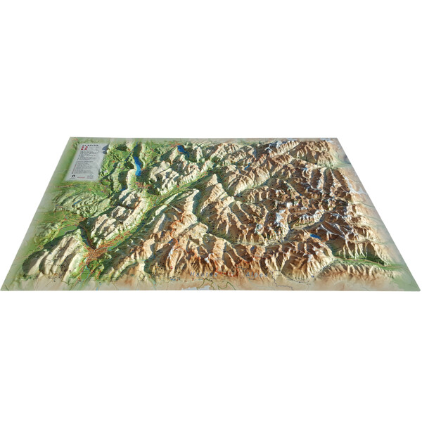 3Dmap Regional-Karte La Savoie