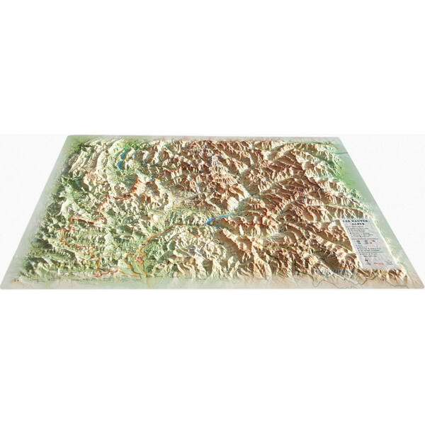 Carte régionale 3Dmap Les Hautes Alpes