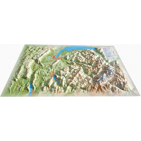 Carte régionale 3Dmap La Haute Savoie