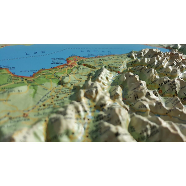 3Dmap Regional-Karte La Haute Savoie