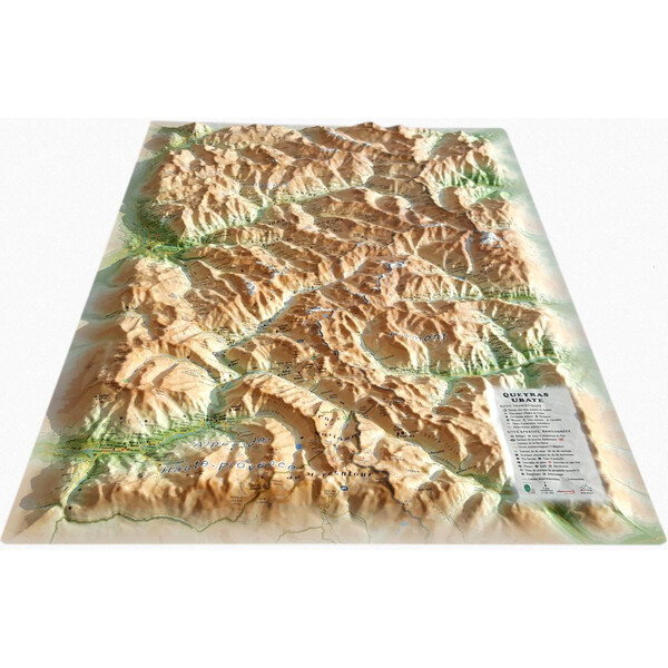 Carte régionale 3Dmap Queyras-Ubaye