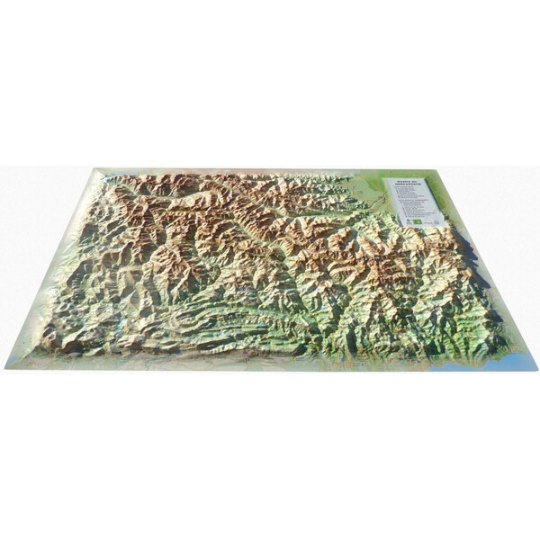 Carte régionale 3Dmap Le Massif du Mercantour