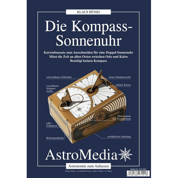 Kit AstroMedia Le Cadran Solaire Compas