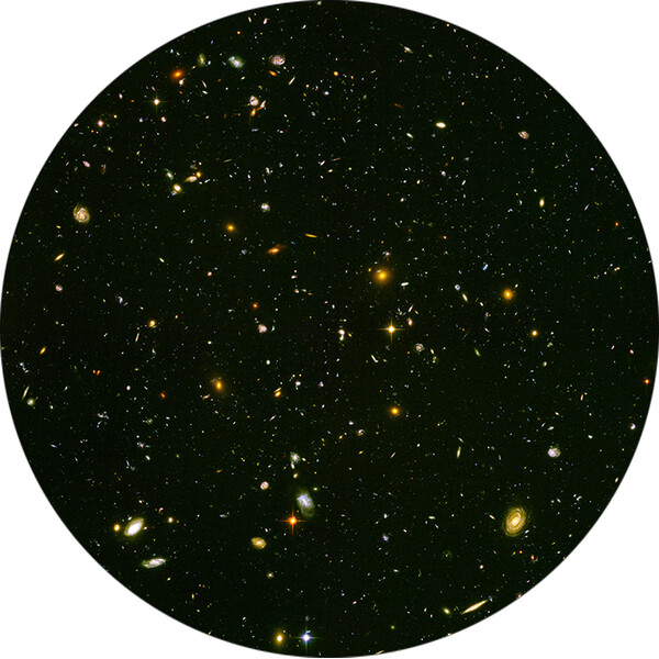 Redmark Dia für Bresser- und NG-Planetarium Hubble Ultra Deep Field