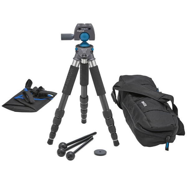 Novoflex Carbon-Dreibeinstativ TrioPod Travelset mit MagicBall Mini