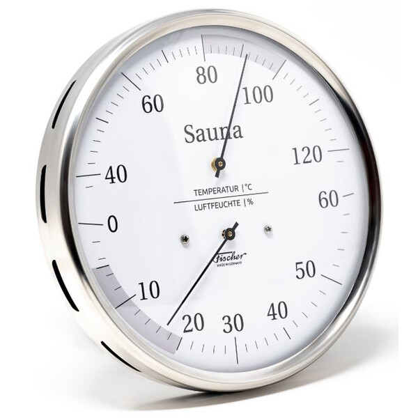 Station météo Fischer Thermohygromètre de sauna 160 mm