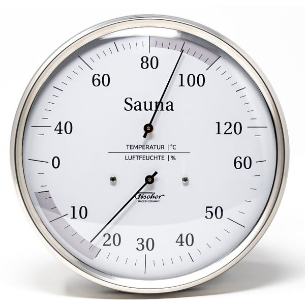 Station météo Fischer Thermohygromètre pour sauna 130 mm